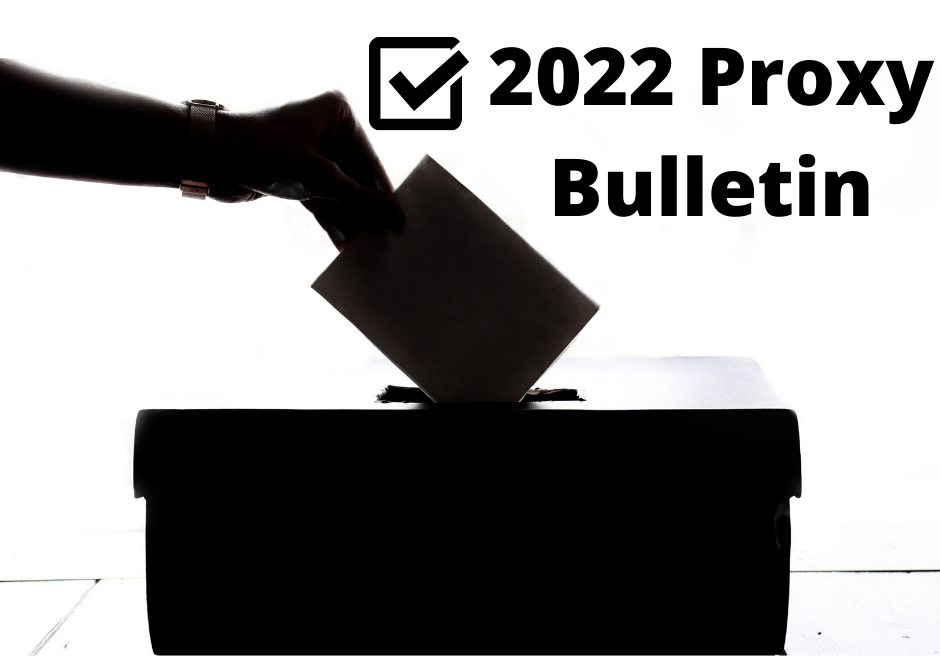 2022 Proxy Season Bulletin